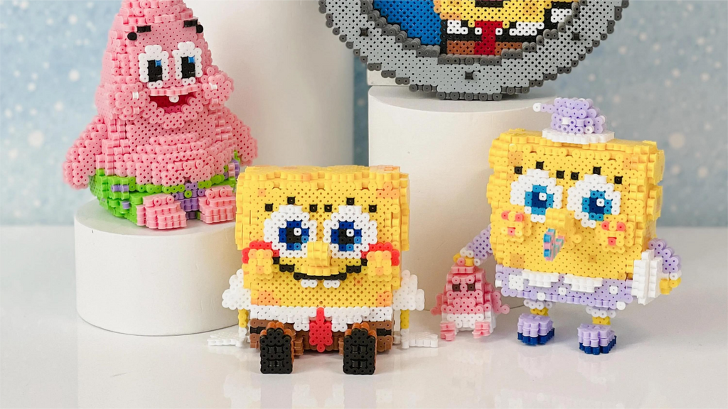 MM's Production workshop - SpongeBob - MM's Fuse beads sharing