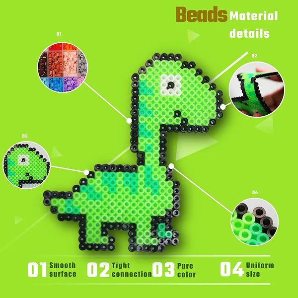 Perler Fused Bead Kit-Dino - 048533631063