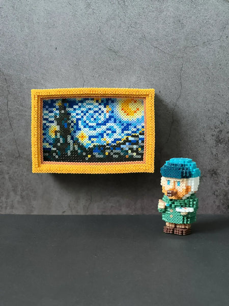 SES Creative - Iron Beads Set - 7.000 pcs - Van Gogh Starry Nigh