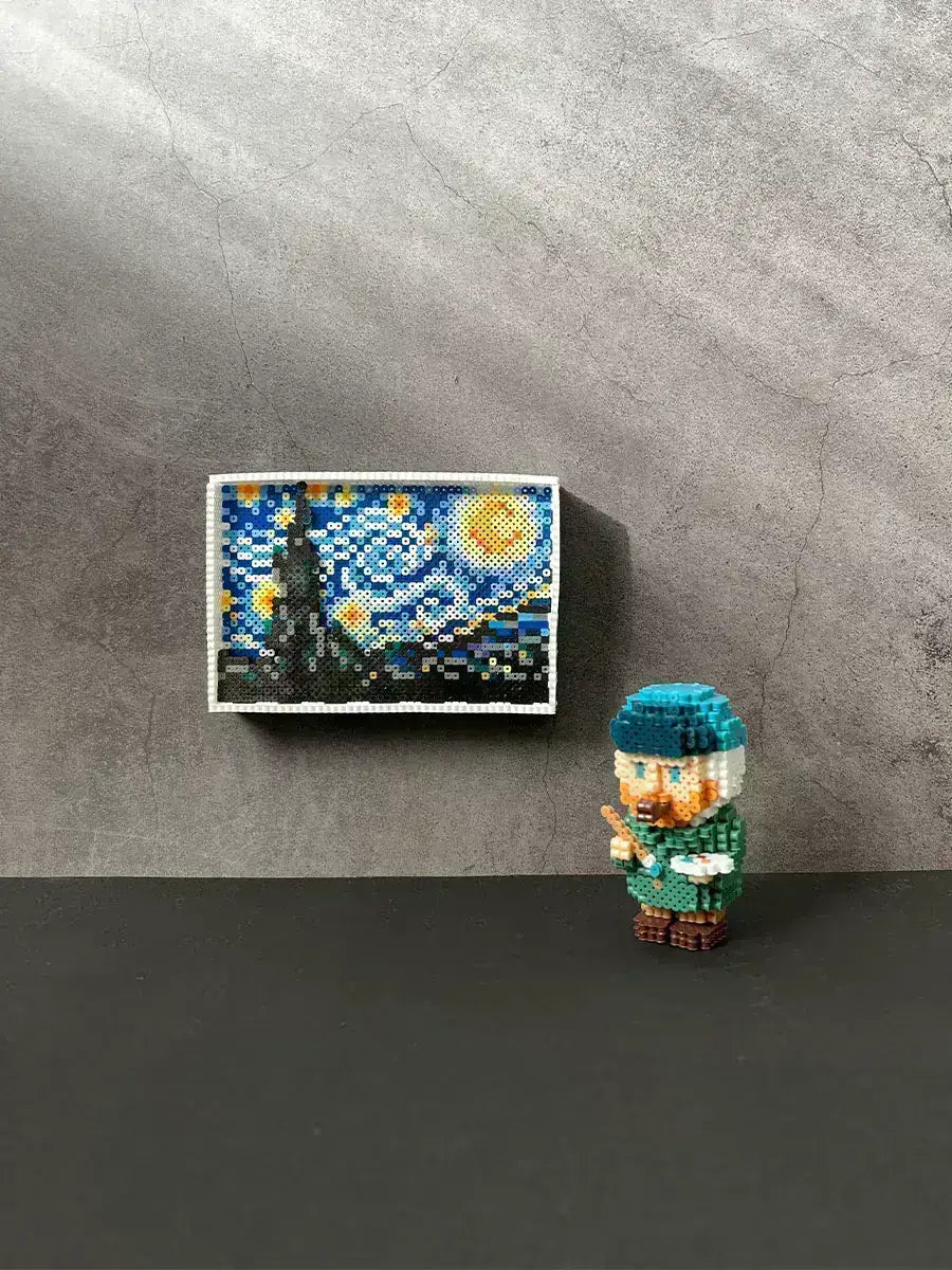 The Starry Night - van gogh - 3D fuse Beads set - 2.6mm Iron Beads Set –  Sephywanstoys