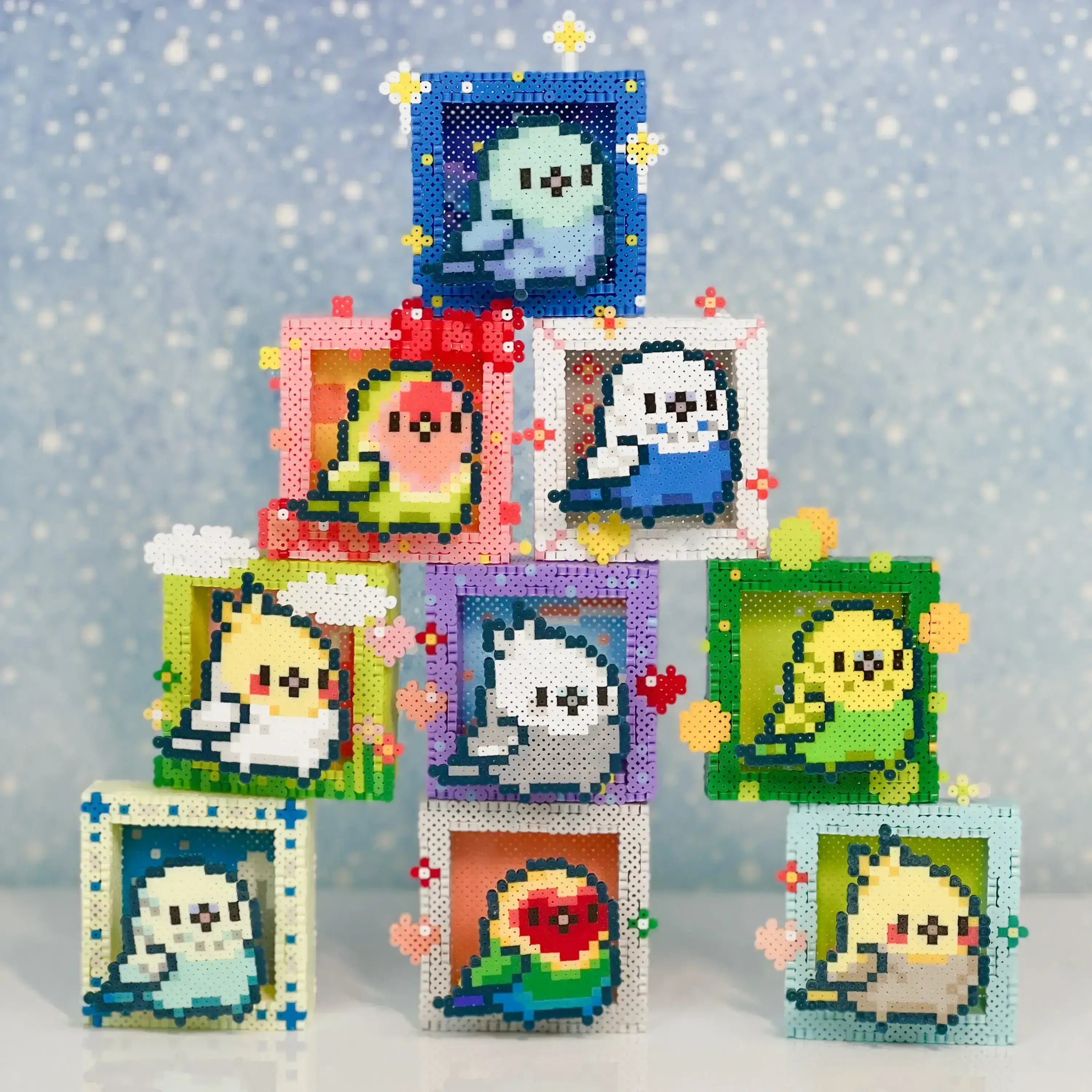 Dream Parrot Box Complete set 3D fuse Beads set Iron Beads Set