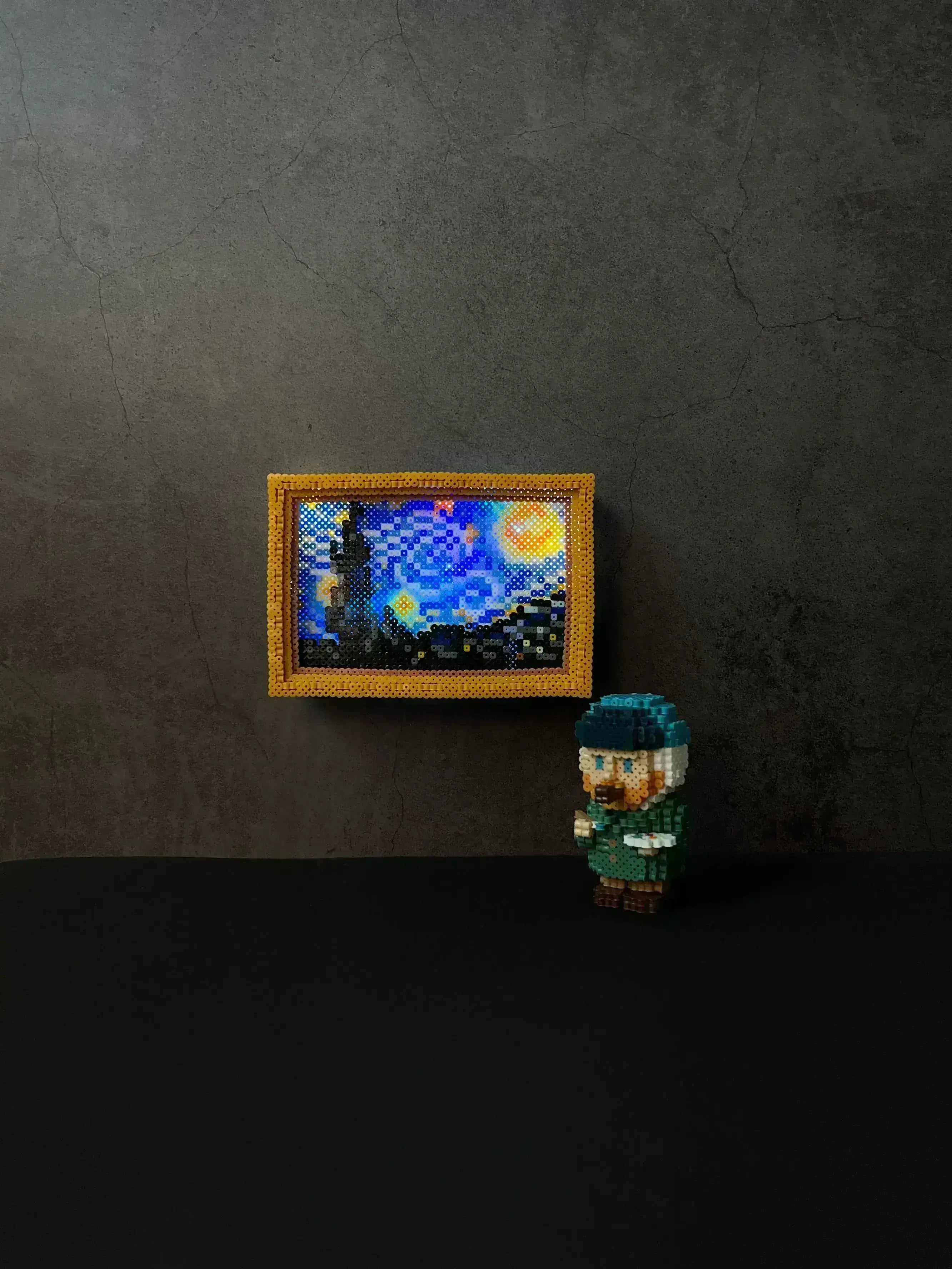 The Starry Night van gogh 3D fuse Beads set Iron Beads